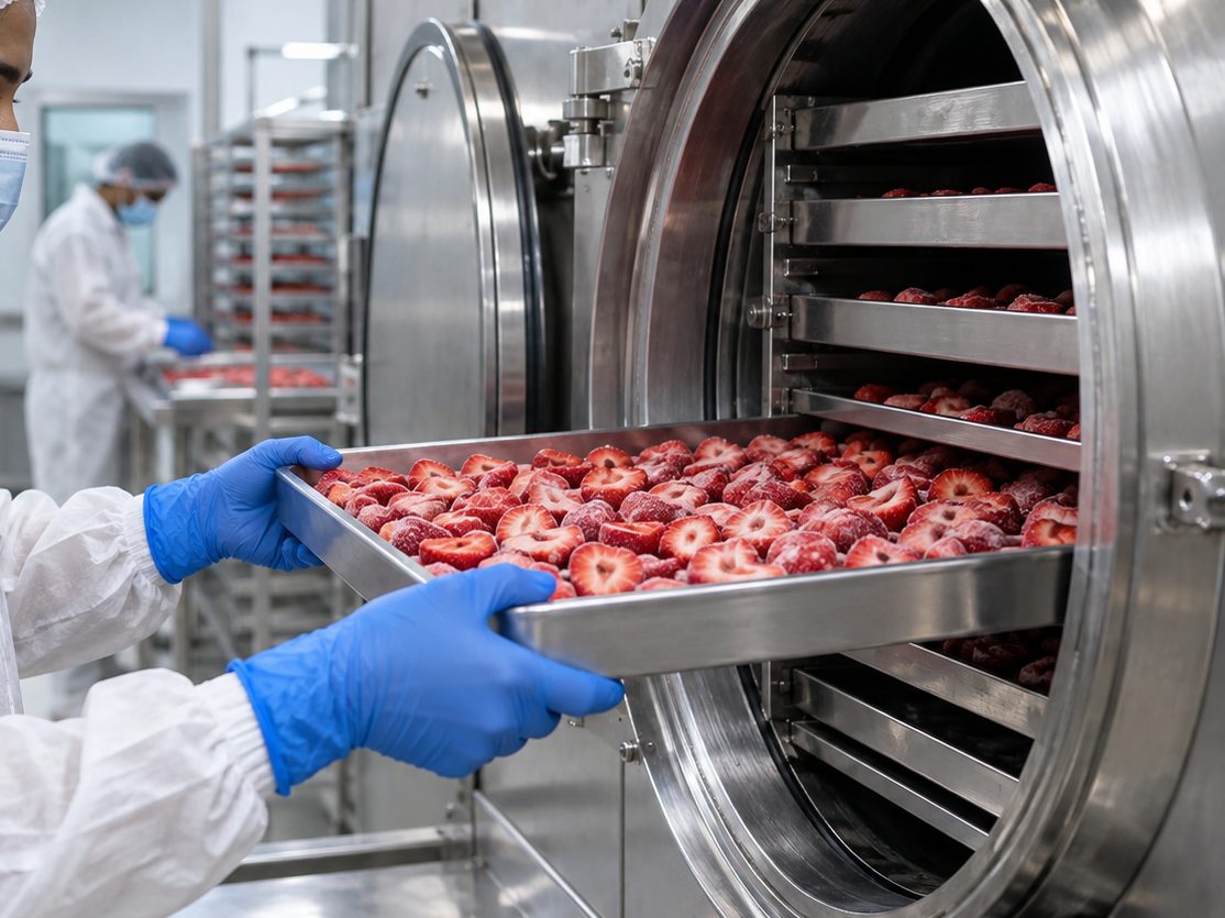 Vacuum freeze dryer